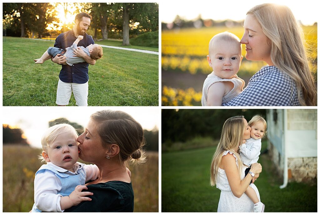 moms and babies in baltimore family session