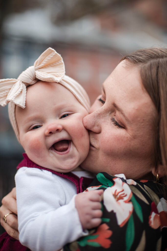 Baltimore Family Photography Superlatives most smoochable cheeks